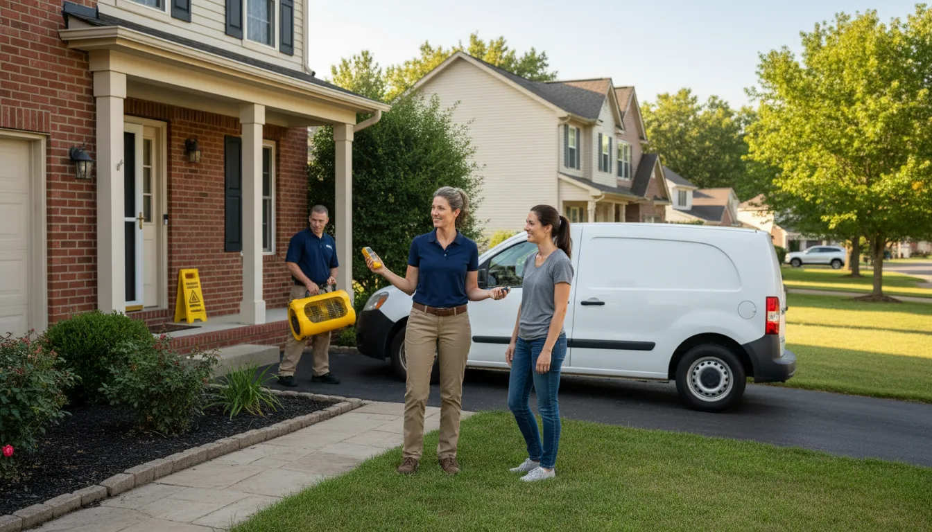 Residential water damage restoration in Mullan, ID
